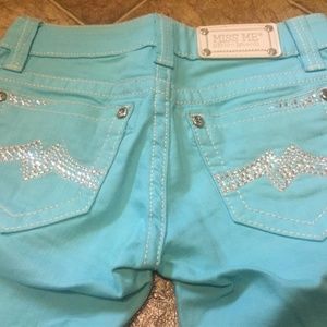Miss Me Irene Ice Blue jeans, size 24 x 30